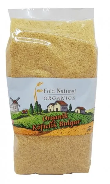 Fold Naturel Organik Köftelik Bulgur 1 kg Bakliyat