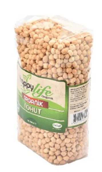 Happy Life Organik Nohut 1 kg Bakliyat