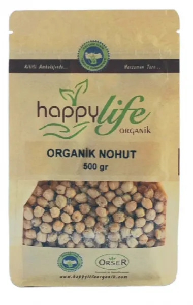 Happy Life Organik Nohut 500 gr Bakliyat