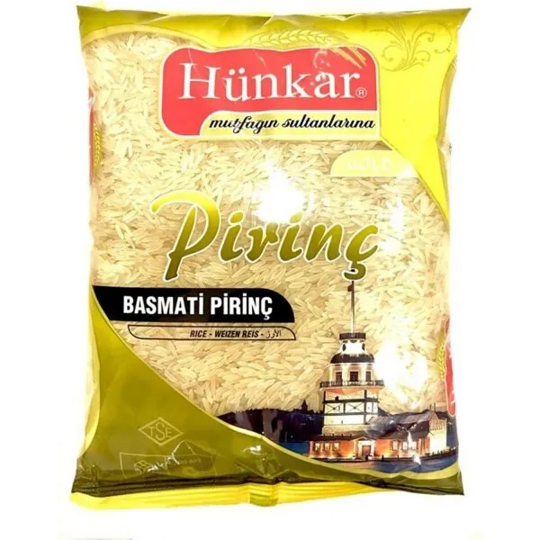 Hünkar Basmati Pirinçi 1 kg Bakliyat