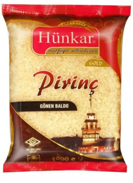 Hünkar Gönen Baldo Pirinç 1 kg Bakliyat