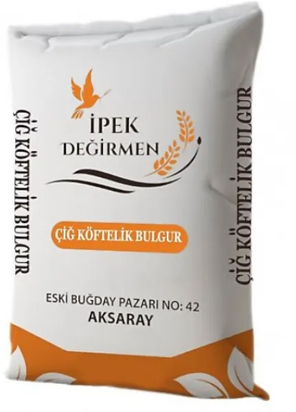 İpek Değirmen Çiğ Köftelik Bulgur 25 kg Bakliyat