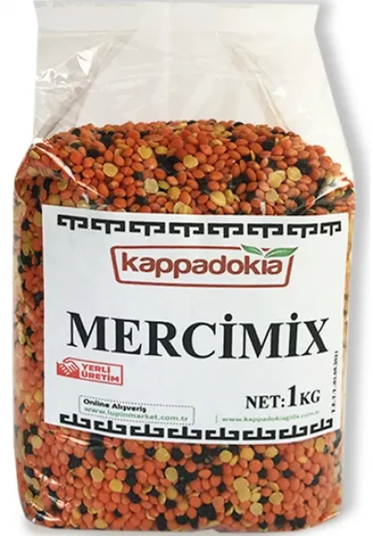 Kappadokia Mercimix Karışık Mercimek 1 kg Bakliyat