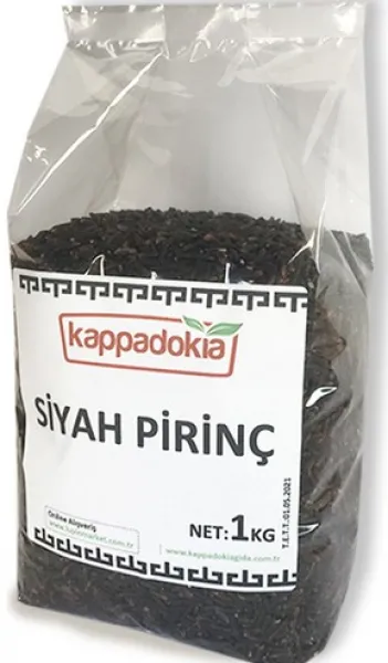 Kappadokia Siyah Pirinç 1 kg Bakliyat