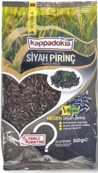 Kappadokia Siyah Pirinç 500 gr Bakliyat