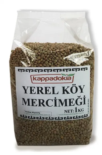 Kappadokia Yeşil Mercimek 1 kg Bakliyat