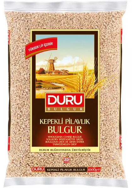 Duru Kepekli Pilavlık Bulgur 1 kg Bakliyat