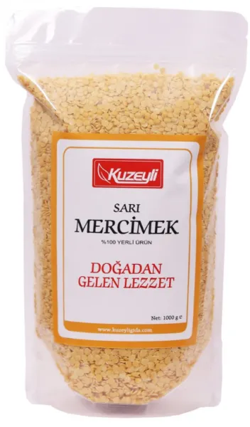 Kuzeyli Gıda Sarı Mercimek 1 kg Bakliyat