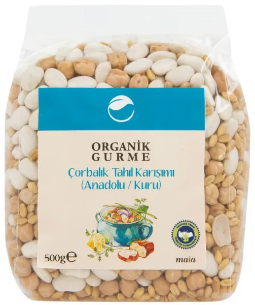 Organik Gurme Anadolu Kuru Çorbalık Tahıl Karışımı 500 gr Bakliyat