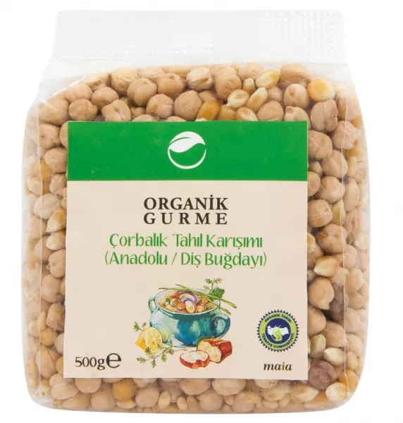 Organik Gurme Diş Buğdayı Çorbalık Tahıl Karışımı  500 gr Bakliyat