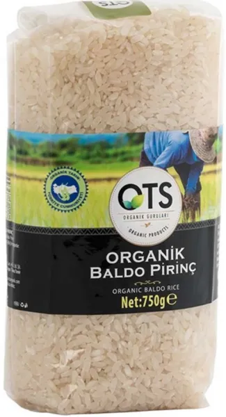 OTS Organik Baldo Pirinç 750 gr Bakliyat