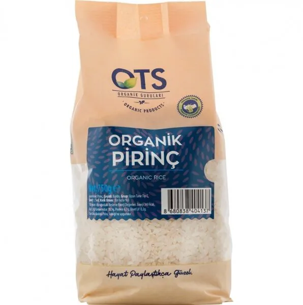OTS Organik Pirinç 750 gr Bakliyat