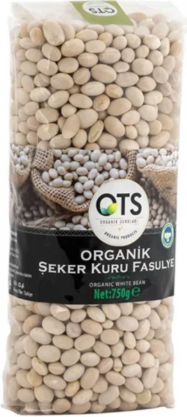 OTS Organik Şeker Kuru Fasulye 750 gr Bakliyat