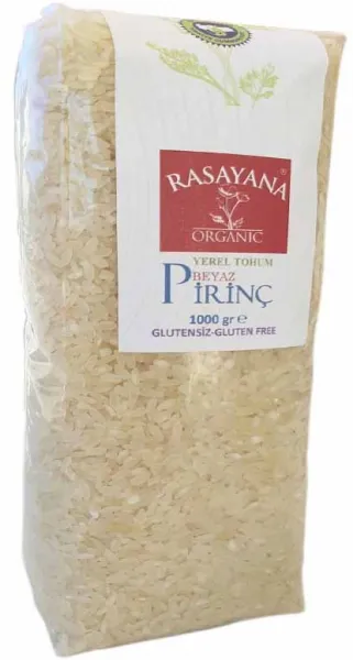 Rasayana Organik Beyaz Pirinç 1 kg Bakliyat