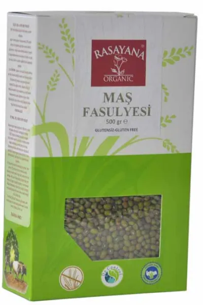 Rasayana Organik Maş Fasulye 500 gr Bakliyat