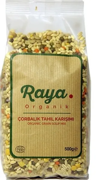 Raya Organik Çorbalık Tahıl Karışımı 500 gr Bakliyat