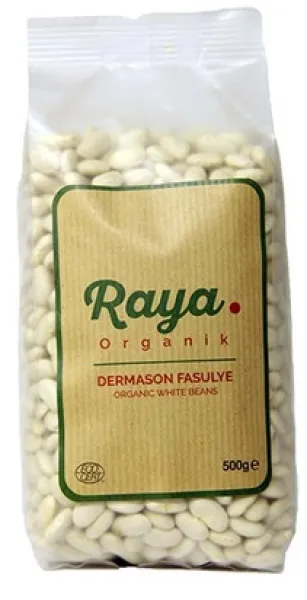 Raya Organik Dermason Fasulye 500 gr Bakliyat