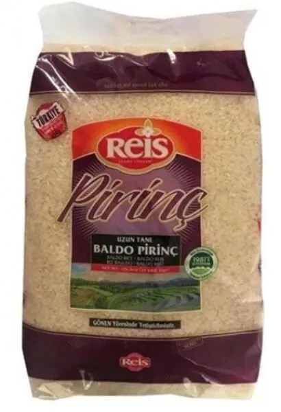 Reis Baldo Pirinç 5 kg Bakliyat
