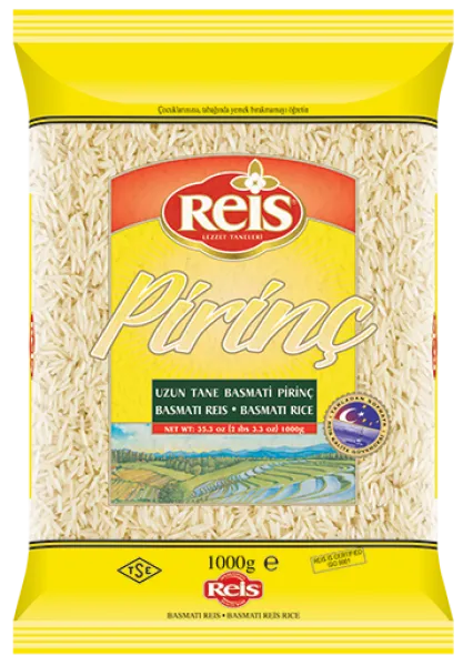 Reis Basmati Pirinç 1 kg Bakliyat