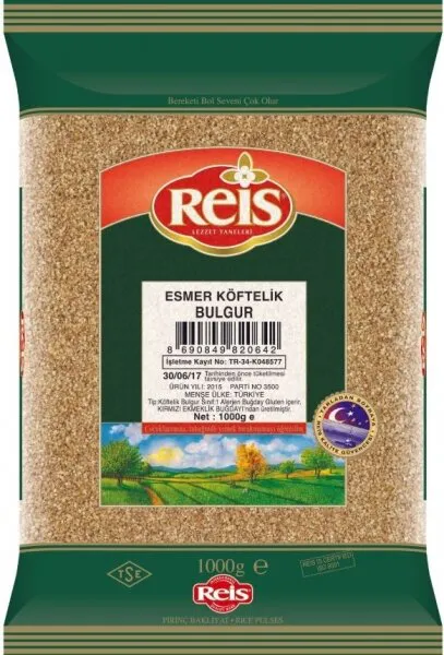 Reis Esmer Köftelik Bulgur 1 kg Bakliyat