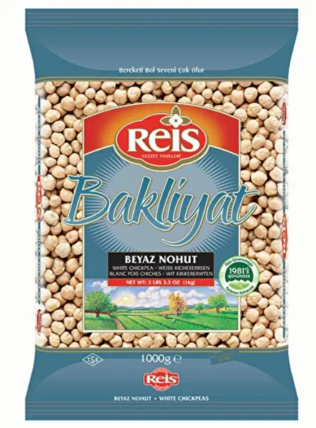 Reis Gökçe Beyaz Nohut 1 kg Bakliyat