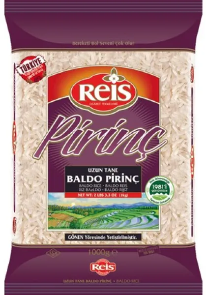 Reis Gönen Baldo Pirinç 1 kg Bakliyat
