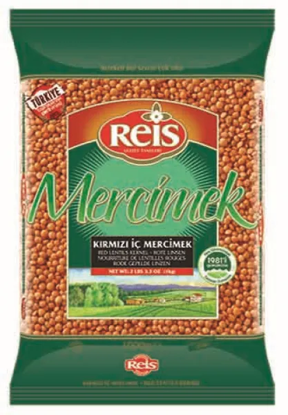 Reis Kırmızı İç Mercimek 1 kg Bakliyat