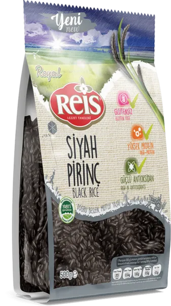 Reis Royal Siyah Pirinç 500 gr Bakliyat