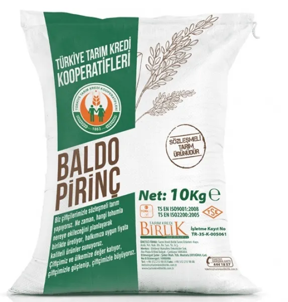 Tarım Kredi Birlik Baldo Pirinç 10 kg Bakliyat