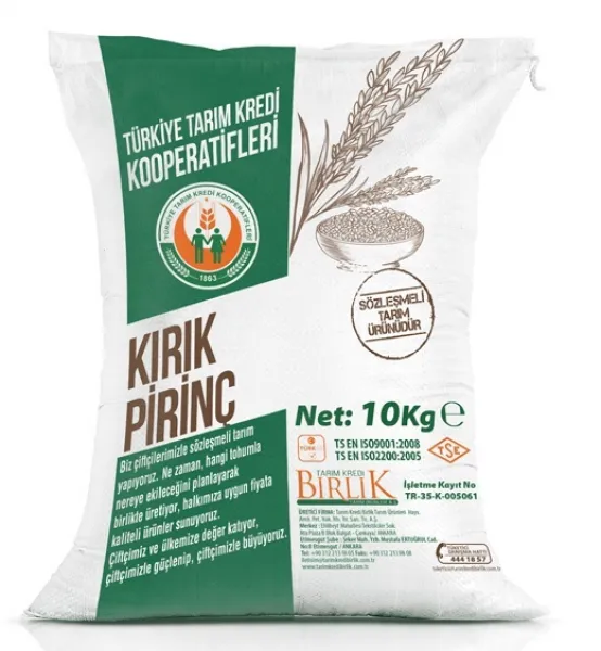 Tarım Kredi Birlik Kırık Pirinç 10 kg Bakliyat