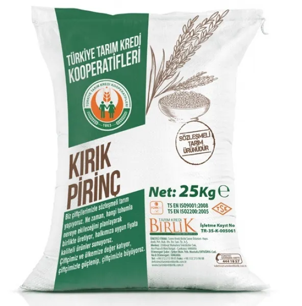 Tarım Kredi Birlik Kırık Pirinç 25 kg Bakliyat