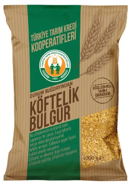 Tarım Kredi Birlik Köftelik Bulgur 1 kg Bakliyat