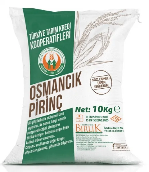 Tarım Kredi Birlik Osmancık Pirinç 10 kg Bakliyat