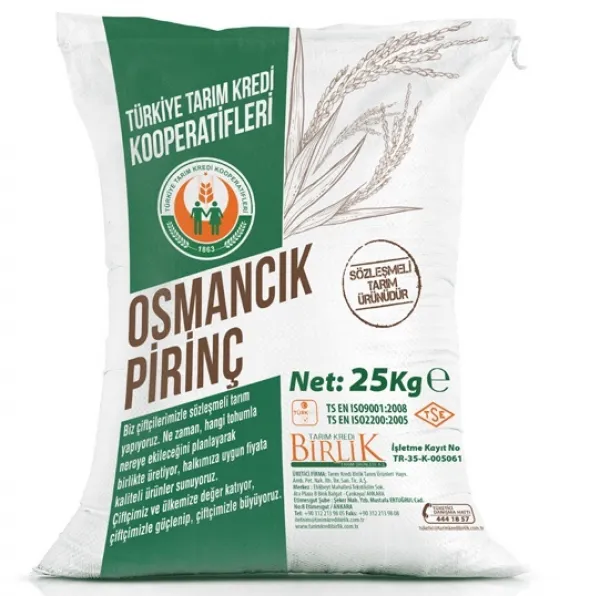 Tarım Kredi Birlik Osmancık Pirinç 25 kg Bakliyat