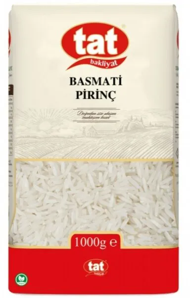 Tat Bakliyat Basmati Pirinç 1 kg Bakliyat