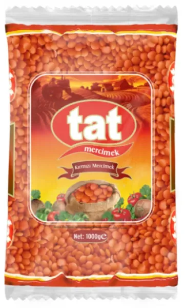 Tat Bakliyat Kırmızı Mercimek 1 kg Bakliyat