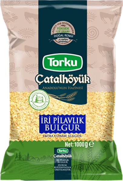 Torku Çatalhöyük İri Pilavlık Bulgur 1 kg Bakliyat