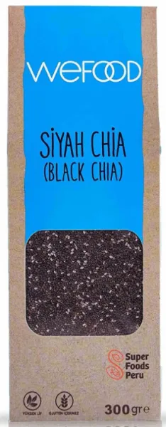 Wefood Siyah Chia 300 gr Bakliyat