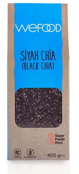 Wefood Siyah Chia 400 gr Bakliyat