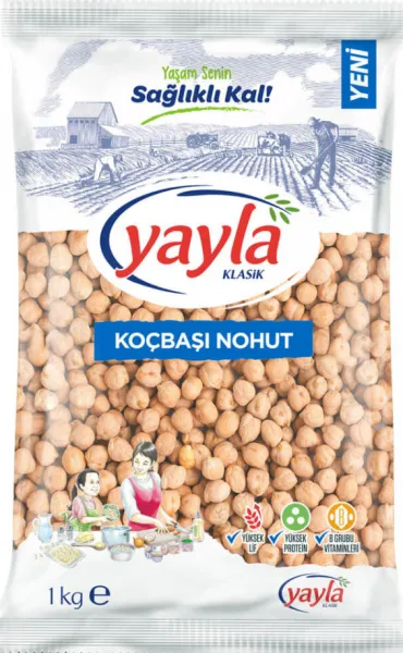 Yayla 9 mm Koçbaşı Nohut 1 kg Bakliyat