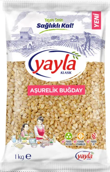 Yayla Aşurelik Buğday 1 kg Bakliyat