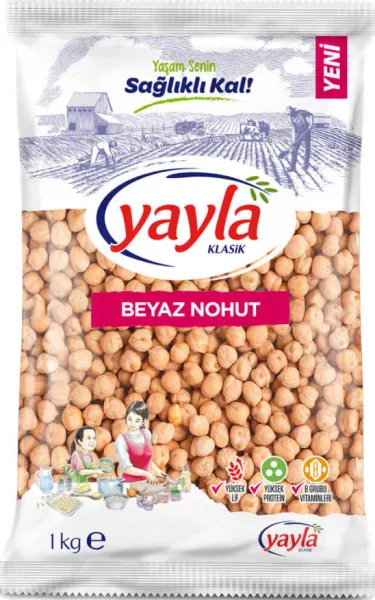 Yayla Beyaz Nohut 1 kg Bakliyat