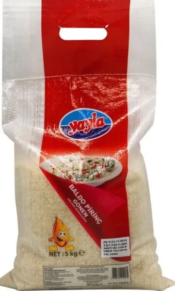 Yayla Gönen Baldo Pirinç 5 kg Bakliyat