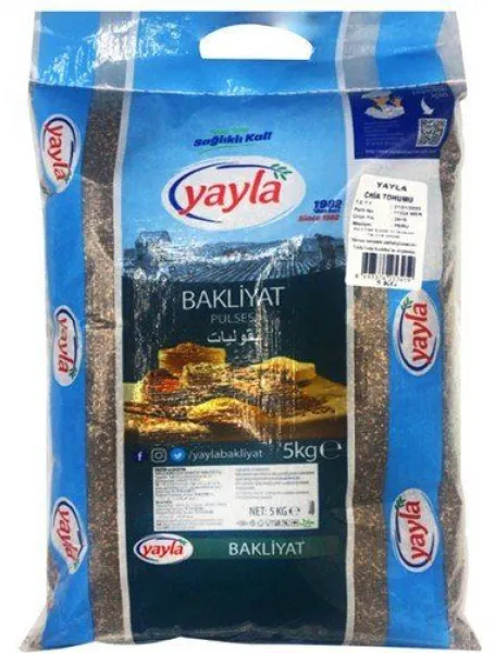 Yayla Gurme Chia Tohumu 5 kg Bakliyat