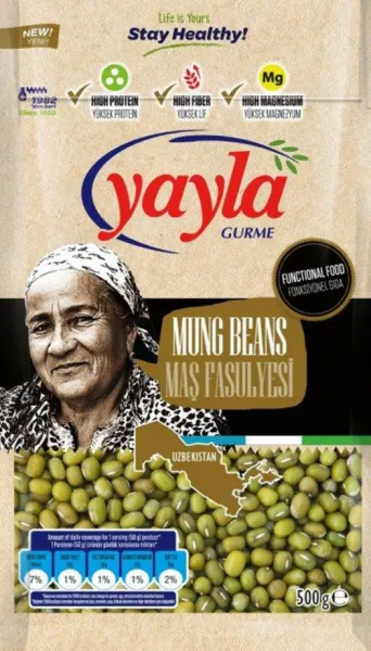 Yayla Gurme Maş Fasulye 500 gr Bakliyat