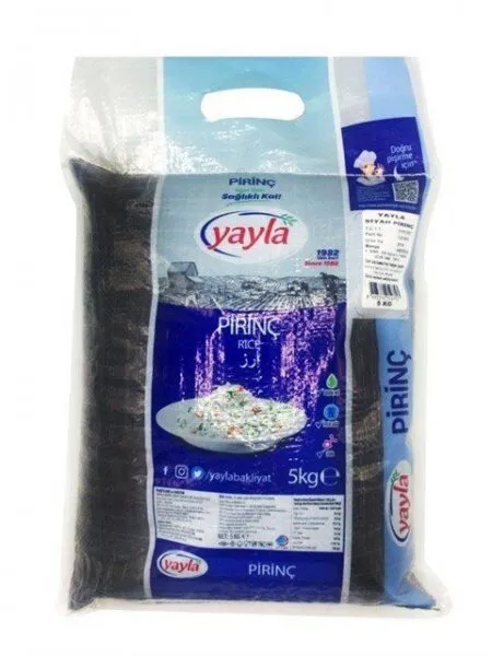Yayla Gurme Siyah Pirinç 5 kg Bakliyat