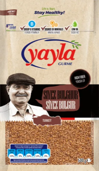 Yayla Gurme Siyez Bulgur 500 Gr Bakliyat