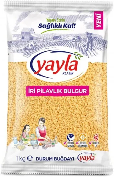 Yayla İri Pilavlık Bulgur 1 kg Bakliyat