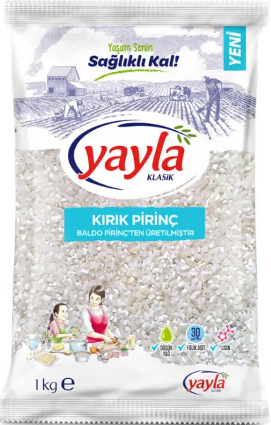 Yayla Kırık Pirinç 1 kg Bakliyat