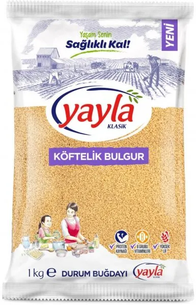 Yayla Köftelik Bulgur 1 kg Bakliyat